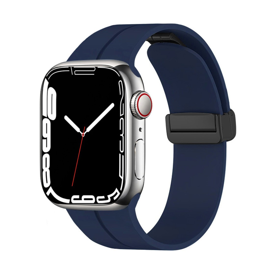 Apple Watch Uyumlu Airy Loop Mıknatıslı Silikon Kordon Dark Blue