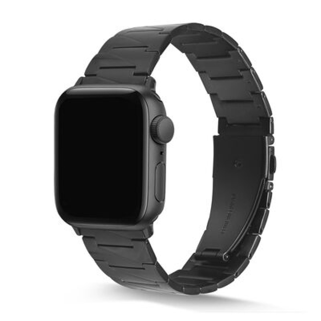 Apple Watch Uyumlu Apron Loop Çelik Kordon Black
