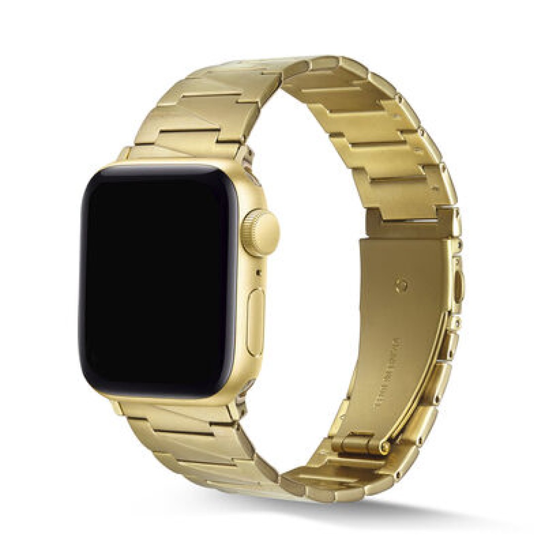 Apple Watch Uyumlu Apron Loop Çelik Kordon Gold