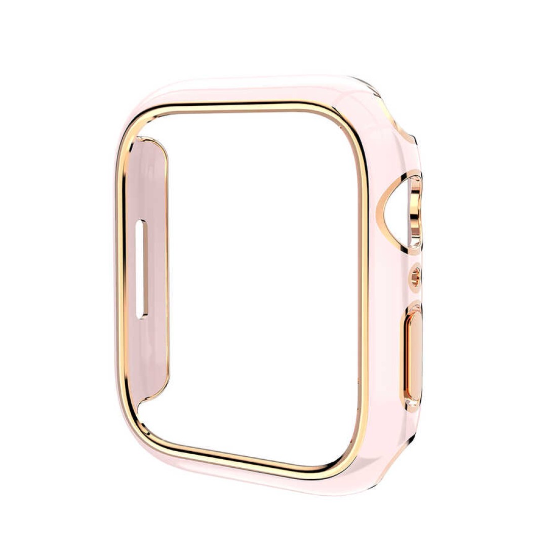 Apple Watch Uyumlu Parlak Gold Detaylı Koruyucu Pudra