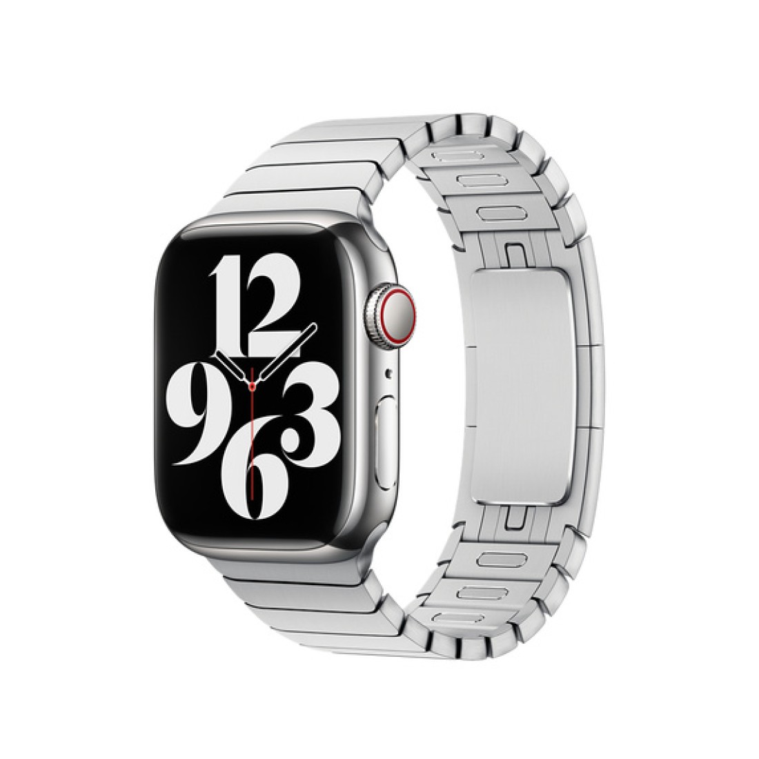 Apple Watch Uyumlu Bangle Loop Çelik Kordon Silver